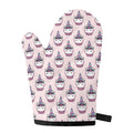 Unicorn Cupcake Pattern Print Single Oven Mitt