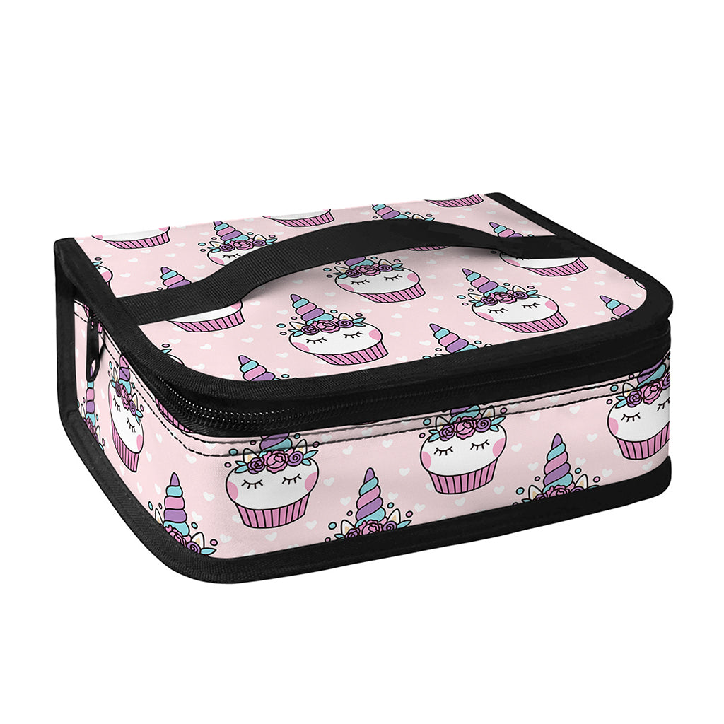 Unicorn Cupcake Pattern Print Small Lunch Bag
