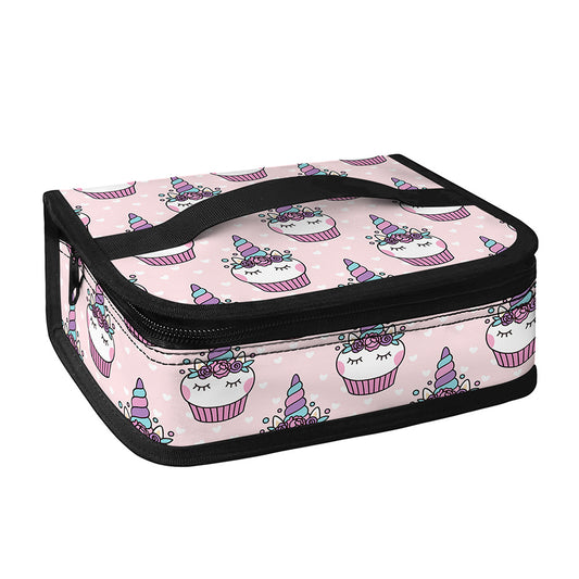 Unicorn Cupcake Pattern Print Small Lunch Bag
