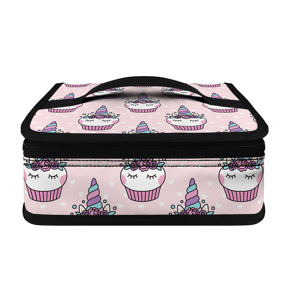 Unicorn Cupcake Pattern Print Small Lunch Bag