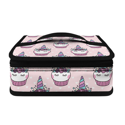 Unicorn Cupcake Pattern Print Small Lunch Bag