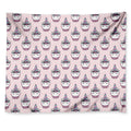 Unicorn Cupcake Pattern Print Tapestry