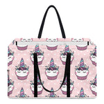 Unicorn Cupcake Pattern Print Utility Tote Bag
