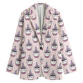 Unicorn Cupcake Pattern Print Women's Blazer