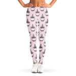 Unicorn Cupcake Pattern Print Women's Leggings