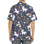 Unicorn Dream Cartoon Pattern Print Aloha Shirt
