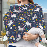 Unicorn Dream Cartoon Pattern Print Baby Seat Cover