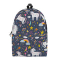 Unicorn Dream Cartoon Pattern Print School Backpack
