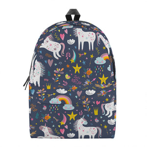Unicorn Dream Cartoon Pattern Print Backpack
