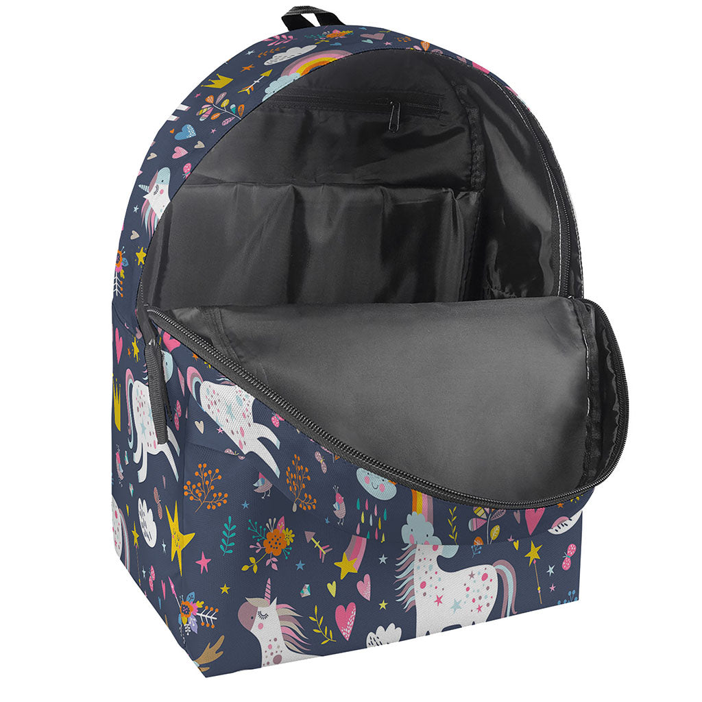 Unicorn Dream Cartoon Pattern Print Backpack