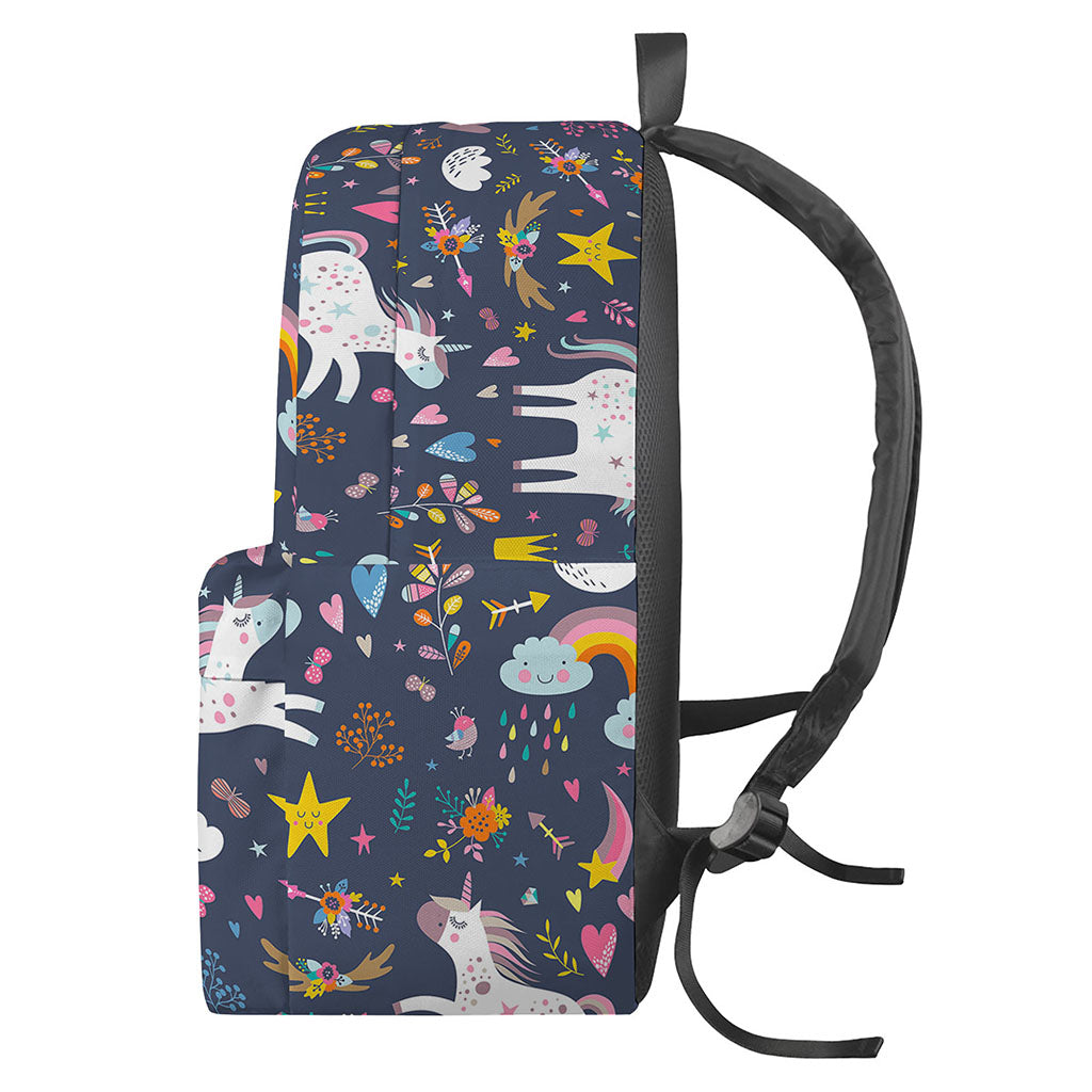 Unicorn Dream Cartoon Pattern Print Backpack