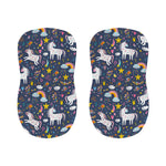 Unicorn Dream Cartoon Pattern Print Bar Stool Covers