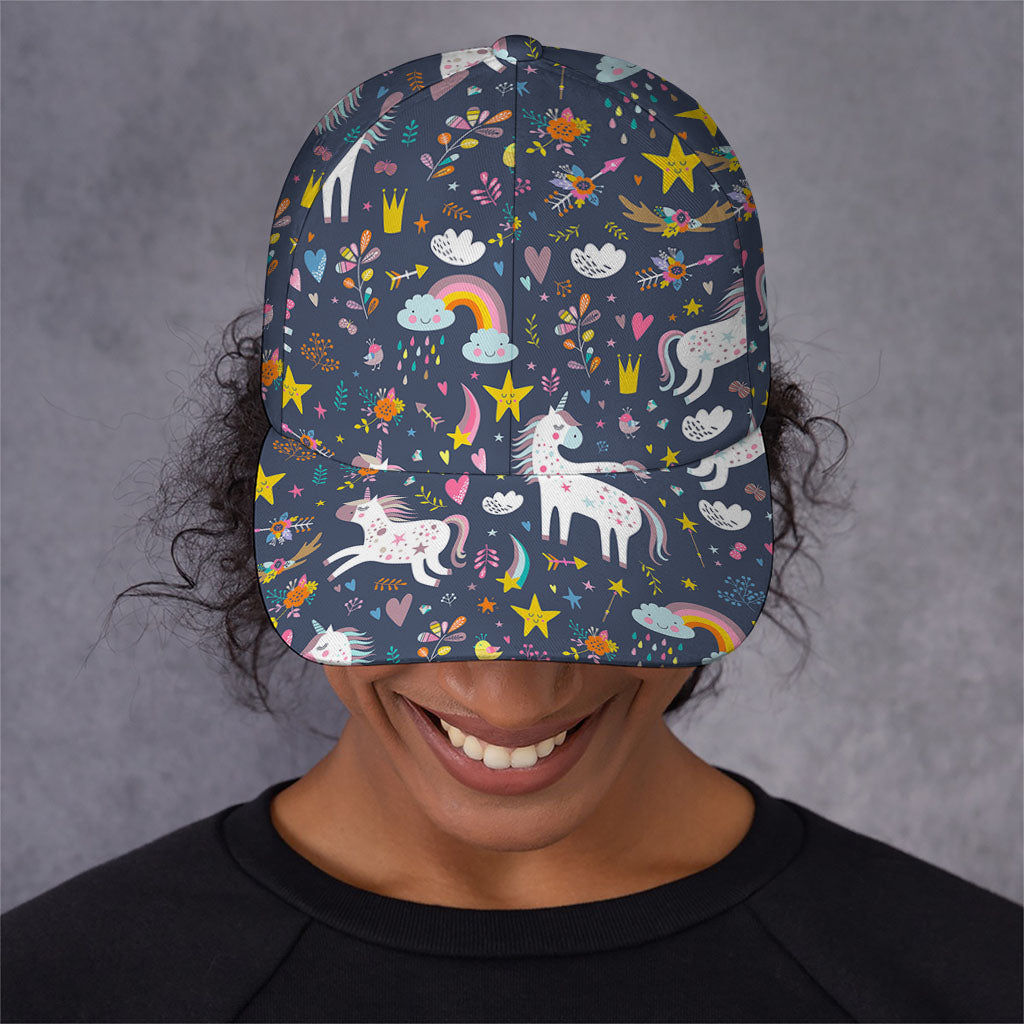 Unicorn Dream Cartoon Pattern Print Baseball Cap