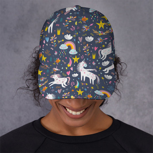 Unicorn Dream Cartoon Pattern Print Baseball Cap