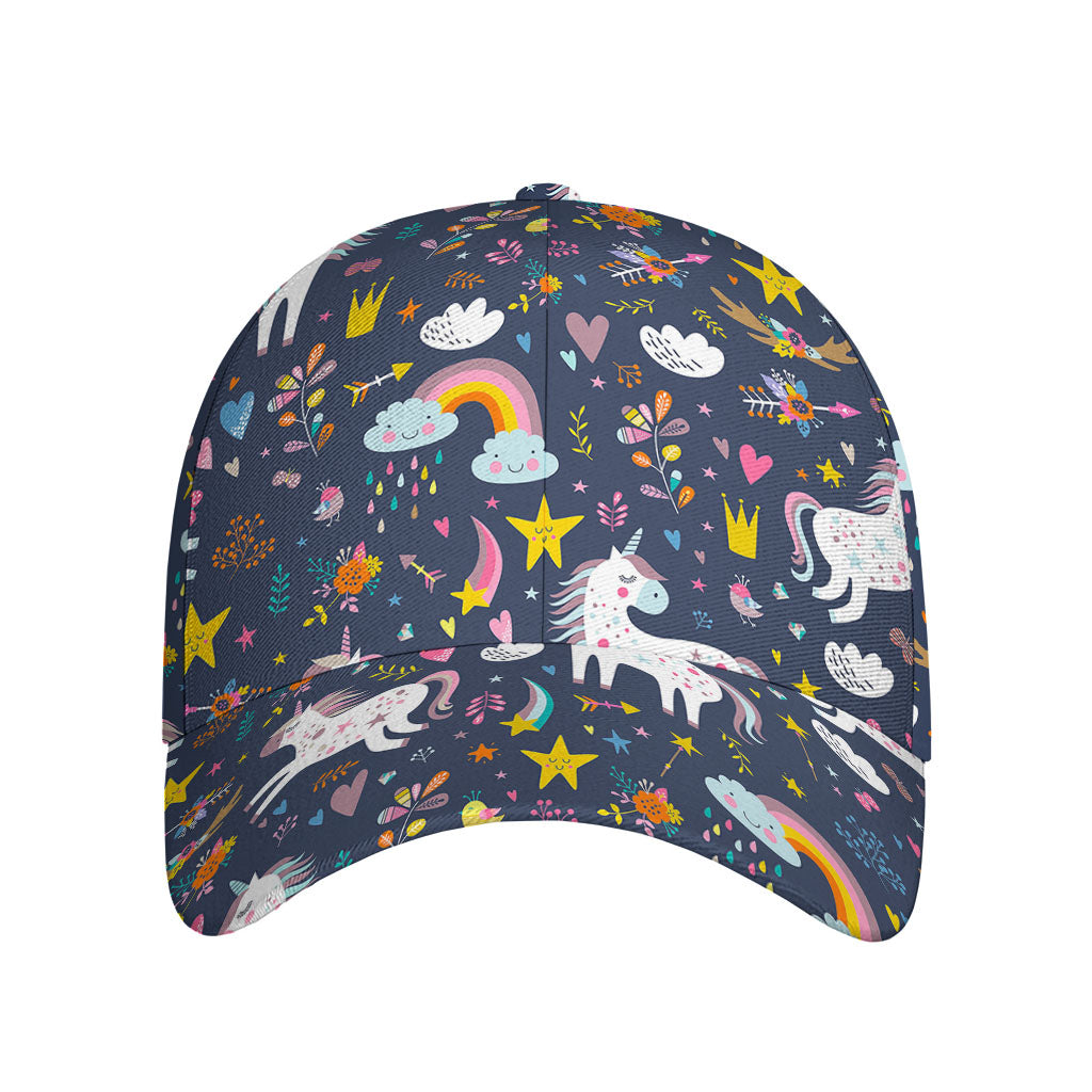 Unicorn Dream Cartoon Pattern Print Baseball Cap