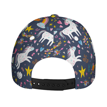 Unicorn Dream Cartoon Pattern Print Baseball Cap