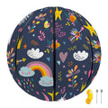 Unicorn Dream Cartoon Pattern Print Basketball