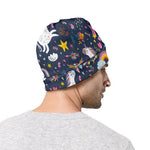 Unicorn Dream Cartoon Pattern Print Beanie