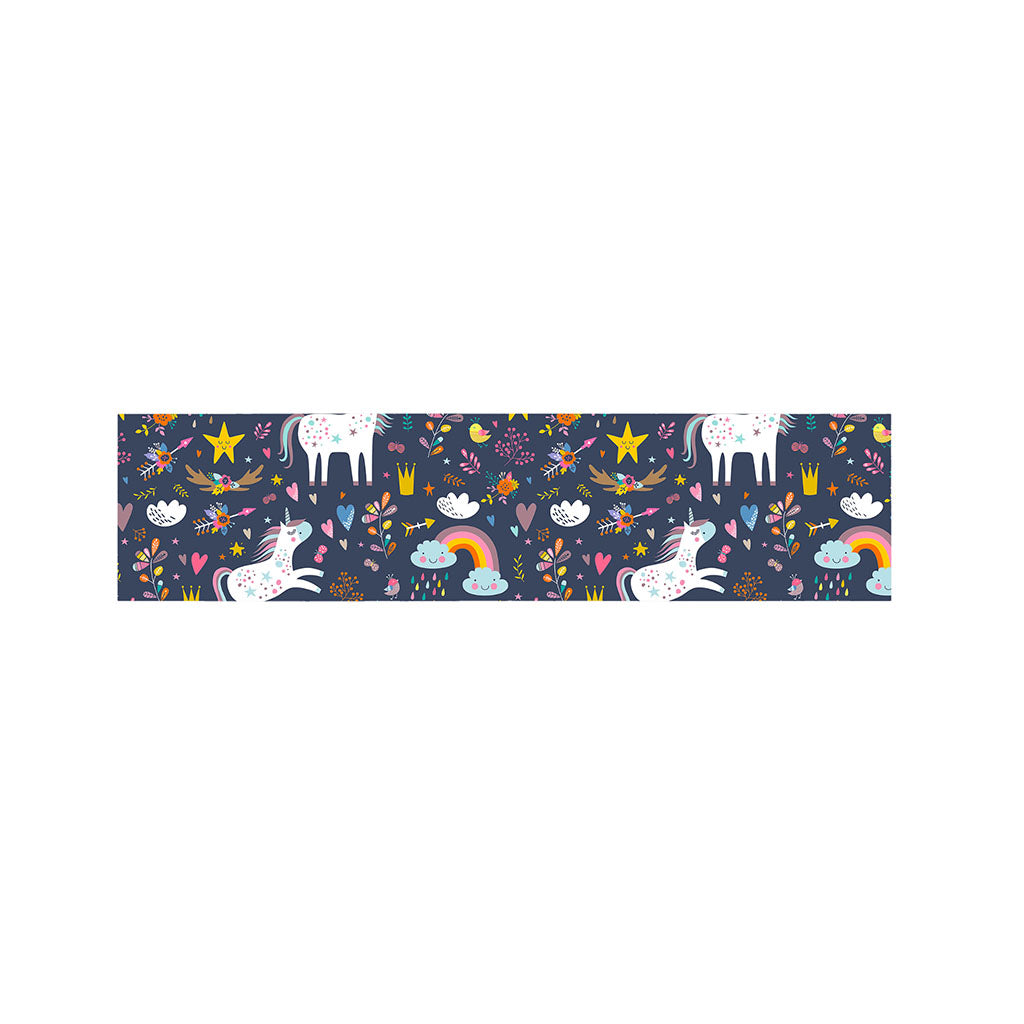 Unicorn Dream Cartoon Pattern Print Bed Runner