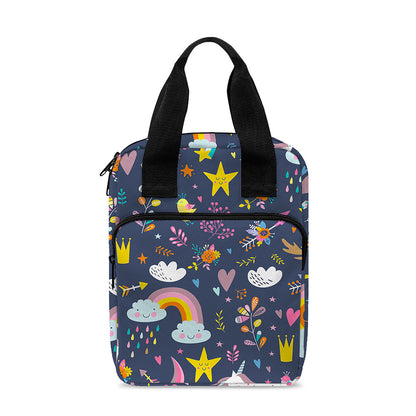 Unicorn Dream Cartoon Pattern Print Bible Tote Bag