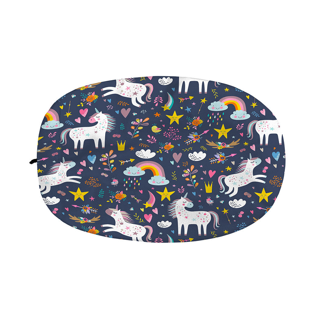 Unicorn Dream Cartoon Pattern Print Car Side Mirror Covers