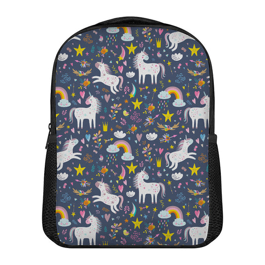 Unicorn Dream Cartoon Pattern Print Casual Backpack