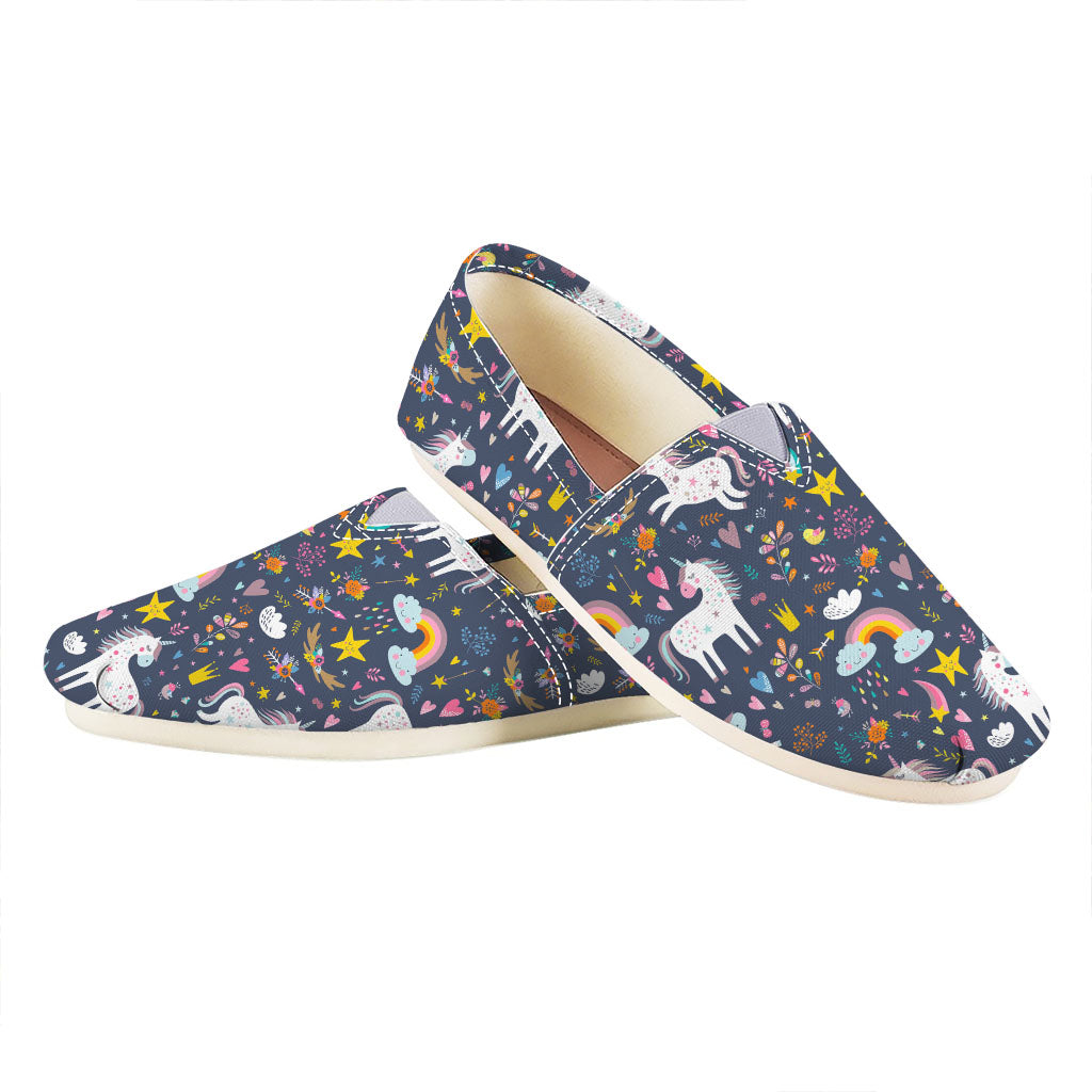 Unicorn Dream Cartoon Pattern Print Casual Shoes