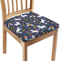 Unicorn Dream Cartoon Pattern Print Chair Cushion Cover