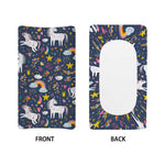 Unicorn Dream Cartoon Pattern Print Changing Pad Cover
