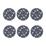 Unicorn Dream Cartoon Pattern Print Coaster Set