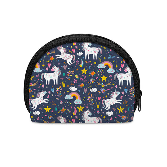 Unicorn Dream Cartoon Pattern Print Coin Purse