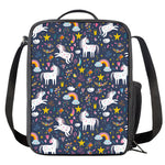 Unicorn Dream Cartoon Pattern Print Crossbody Lunch Bag