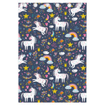 Unicorn Dream Cartoon Pattern Print Curtain