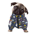 Unicorn Dream Cartoon Pattern Print Dog Zip Up Jacket