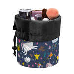 Unicorn Dream Cartoon Pattern Print Drawstring Makeup Bag