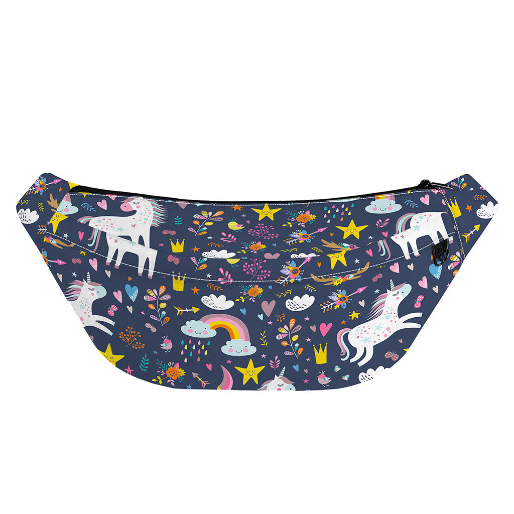 Unicorn Dream Cartoon Pattern Print Fanny Pack