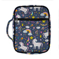 Unicorn Dream Cartoon Pattern Print Front Pocket Bible Bag