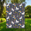 Unicorn Dream Cartoon Pattern Print Garden Flag