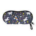 Unicorn Dream Cartoon Pattern Print Glasses Case