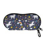 Unicorn Dream Cartoon Pattern Print Glasses Case