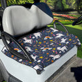 Unicorn Dream Cartoon Pattern Print Golf Cart Seat Cover