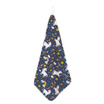 Unicorn Dream Cartoon Pattern Print Hand Towel