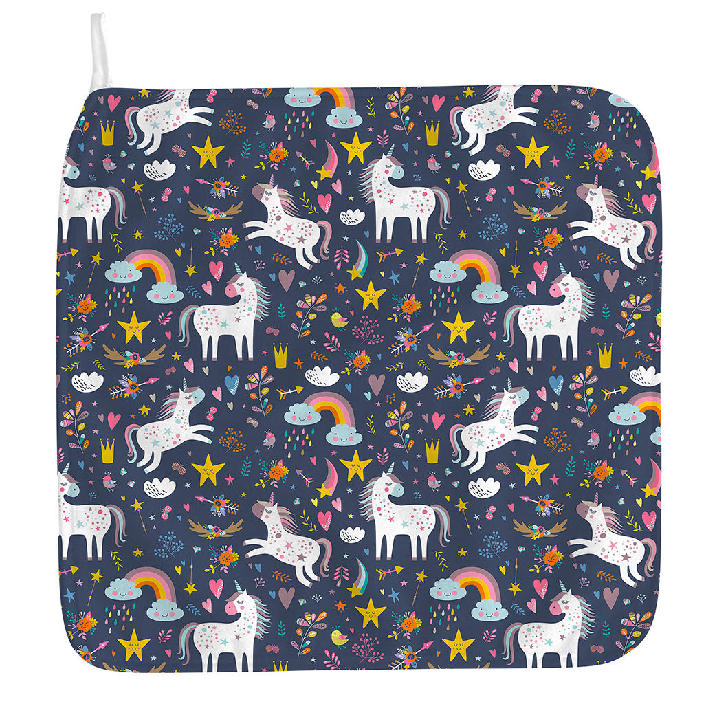 Unicorn Dream Cartoon Pattern Print Hand Towel