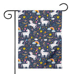 Unicorn Dream Cartoon Pattern Print House Flag