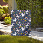 Unicorn Dream Cartoon Pattern Print House Flag
