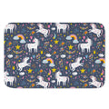 Unicorn Dream Cartoon Pattern Print Indoor Door Mat