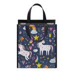 Unicorn Dream Cartoon Pattern Print Insulated Lunch Tote
