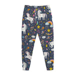 Unicorn Dream Cartoon Pattern Print Jogger Pants