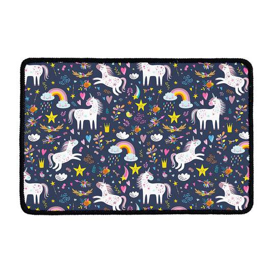 Unicorn Dream Cartoon Pattern Print Kitchen Mat