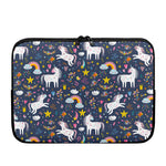 Unicorn Dream Cartoon Pattern Print Laptop Sleeve